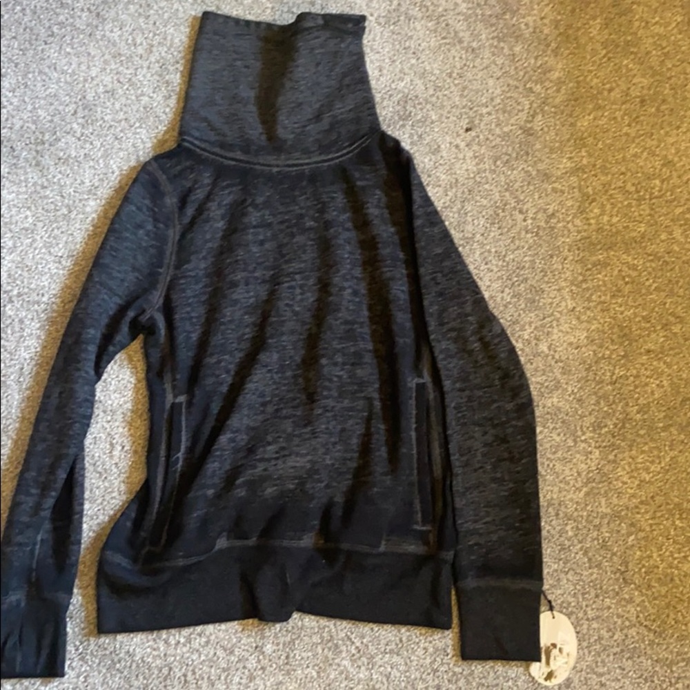 Turtleneck sweatshirt